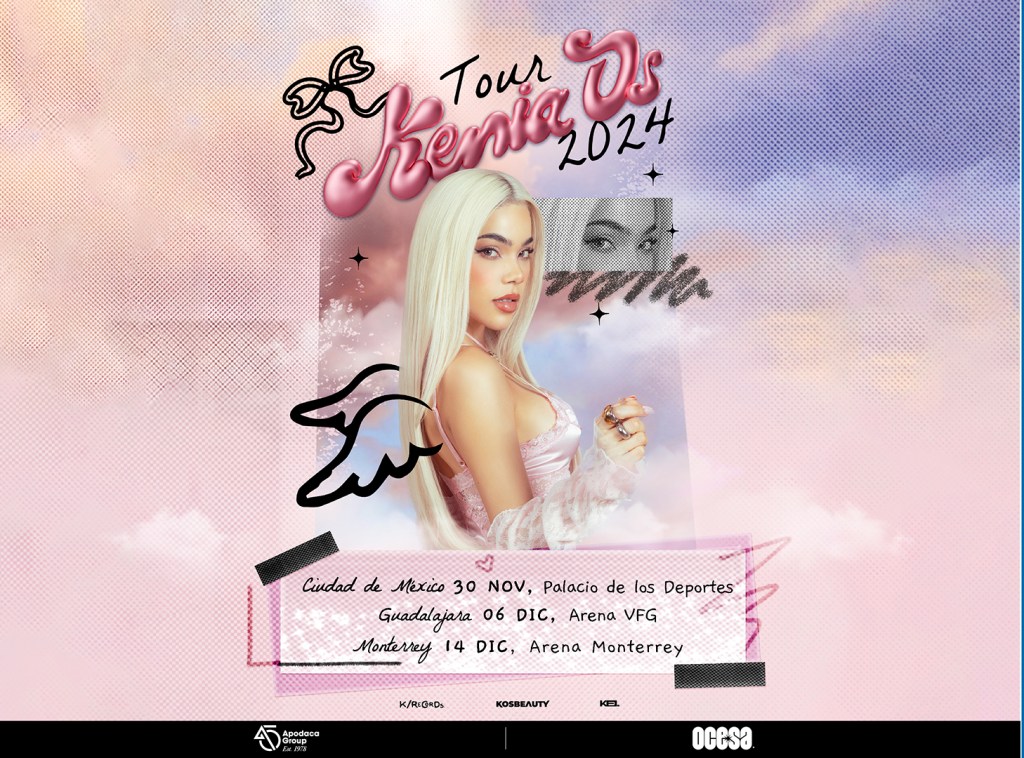 Kenia Os anuncia su Pink Aura&nbsp;Tour