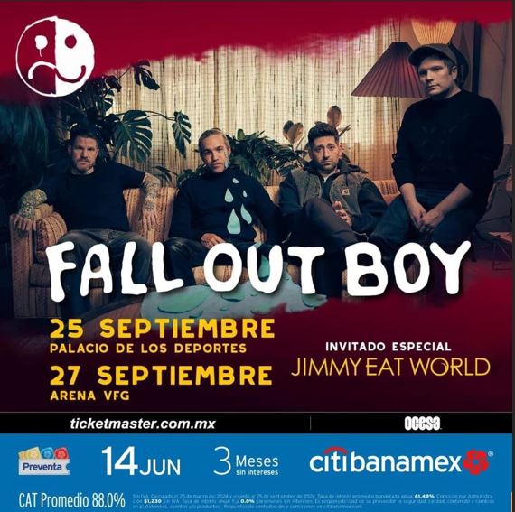Fall Out Boy en México: Conciertos&nbsp;Imperdibles