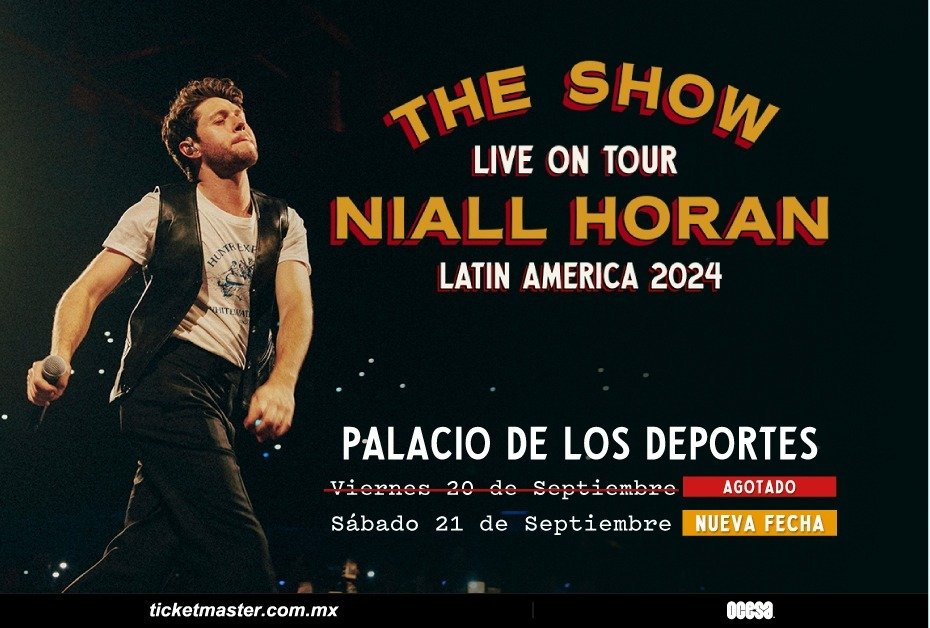 Niall Horan anuncia nueva fecha en CDMX tras agotar&nbsp;boletos