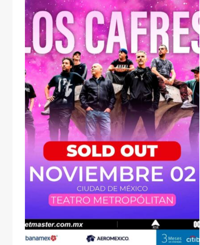 Cafres llega a la Ciudad de&nbsp;México