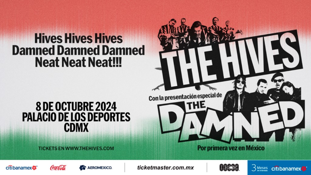The Hives y The Damned: Una Noche Explosiva de Punk Rock en el Palacio de los&nbsp;Deportes