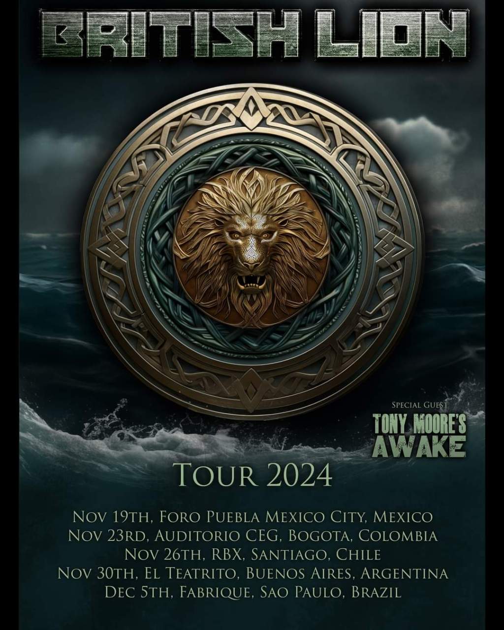 Steve Harris y British Lion en Foro&nbsp;Puebla