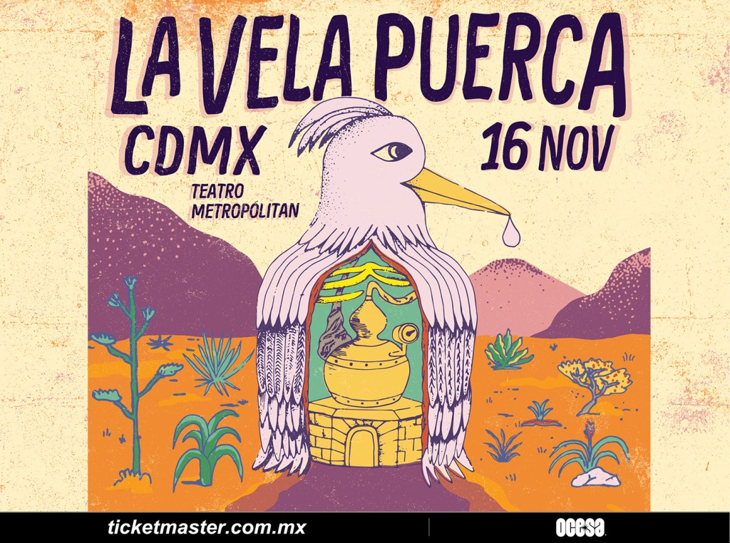 La Vela Puerca regresa a la CDMX para encender el Teatro&nbsp;Metropólitan