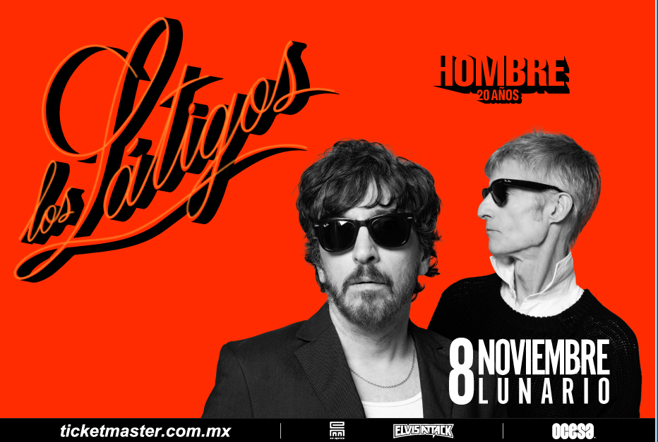 Los Látigos regresan a la CDMX para celebrar 20 años de «Hombre» en el&nbsp;Lunario