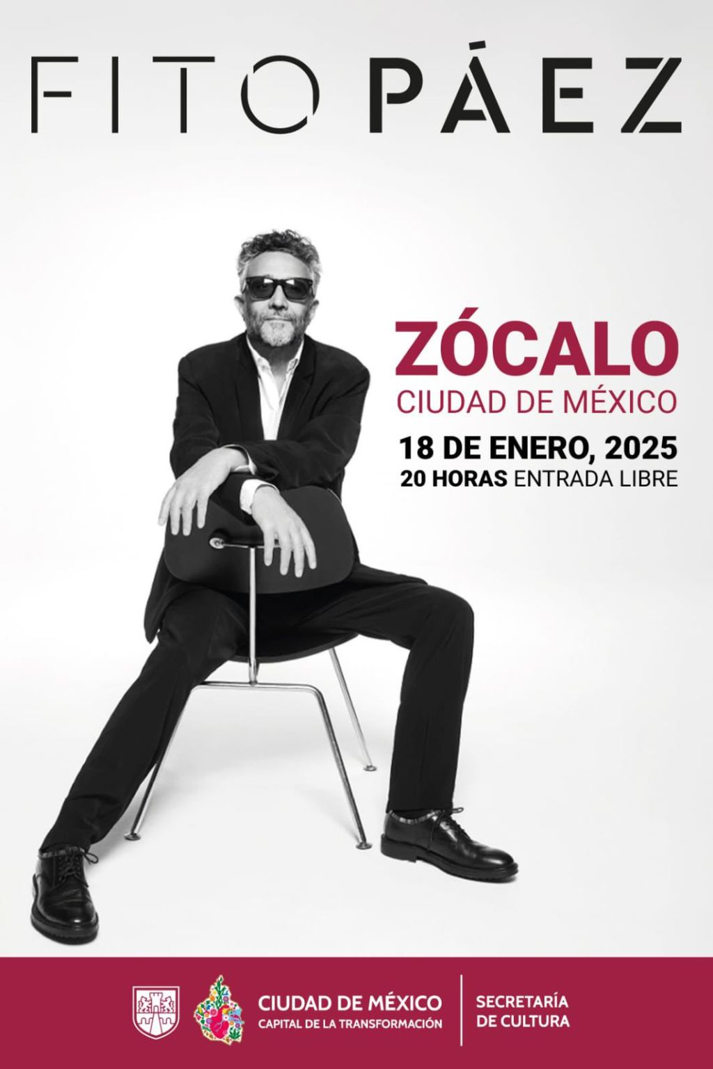 Fito Páez llega al Zócalo&nbsp;Capitalino