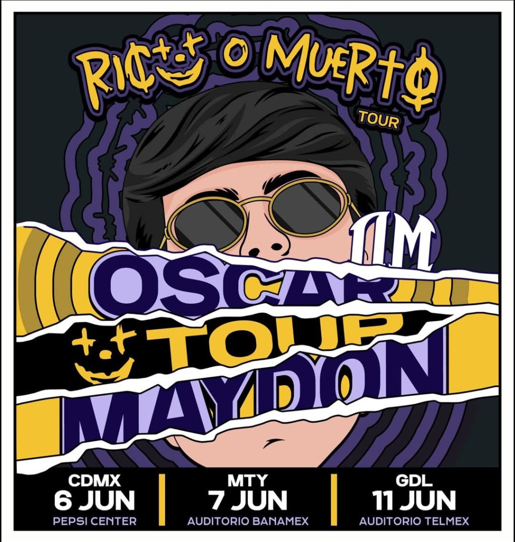Oscar Maydon traerá su «Rico o Muerto Tour» a Monterrey, CDMX y&nbsp;Guadalajara