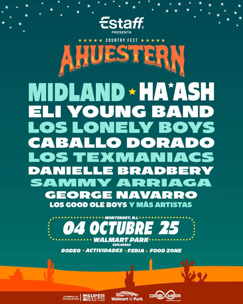 Monterrey se prepara para vivir una auténtica experiencia country con AHUESTERN Country&nbsp;Fest