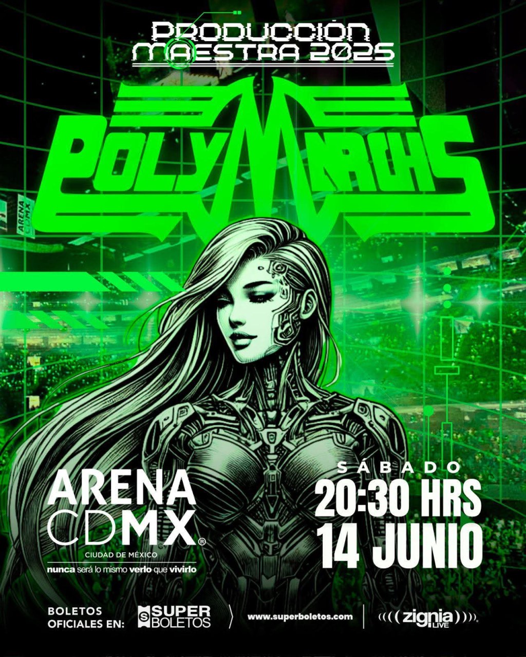 Polymarch enciende la Arena&nbsp;CDMX