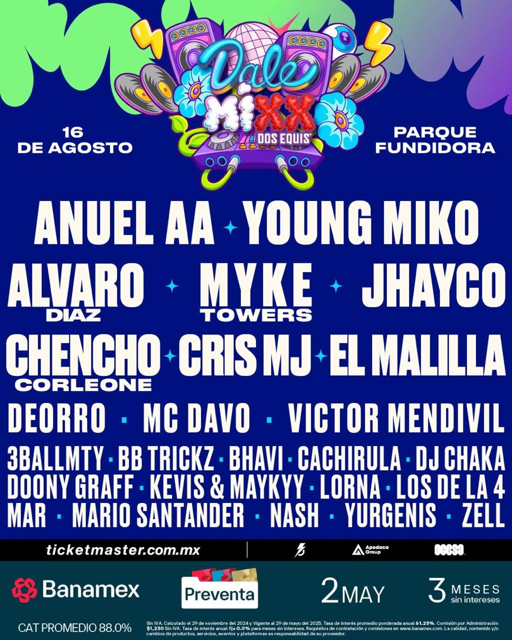 Dale Mixx 2025 regresará al Parque Fundidora con un poderío urbano sin&nbsp;precedentes